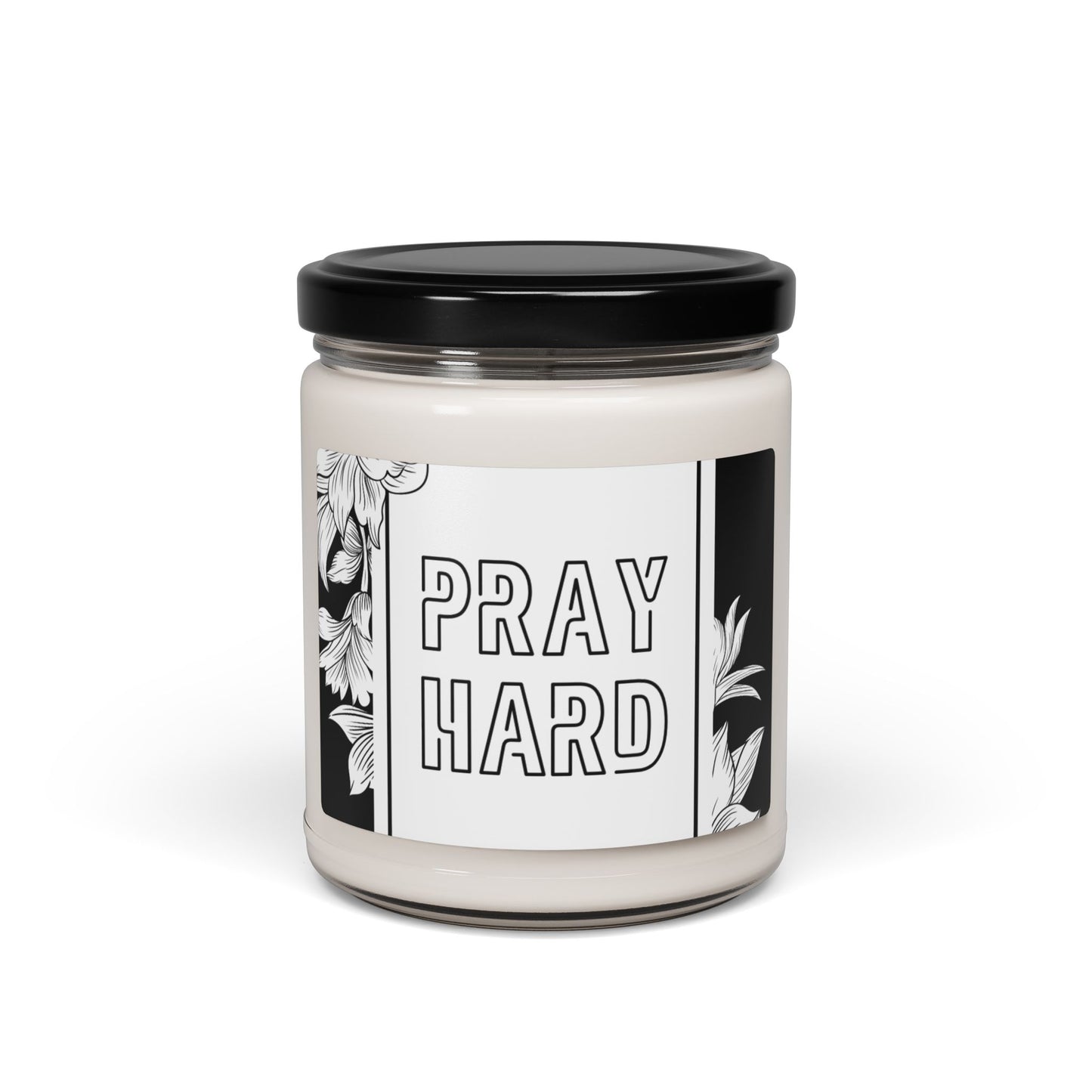 Pray Hard Scented Soy Candle - 9oz Relaxation & Meditation