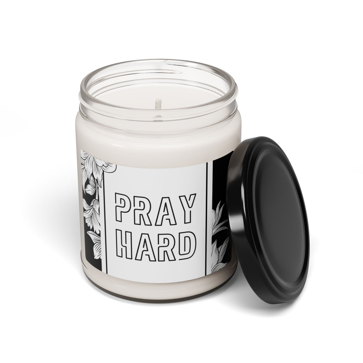 Pray Hard Scented Soy Candle - 9oz Relaxation & Meditation