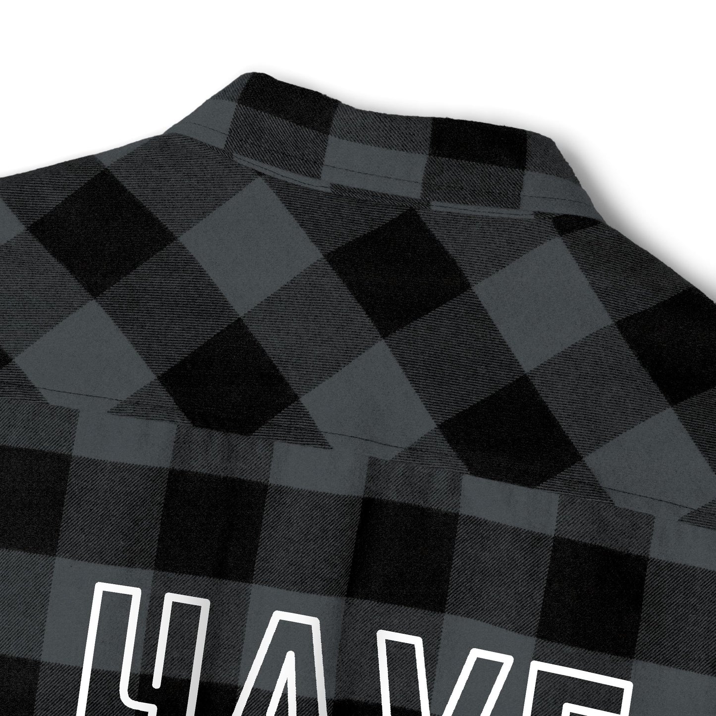 Unisex Flannel Shirt - 'I Have Good News' Cozy Plaid Shirt