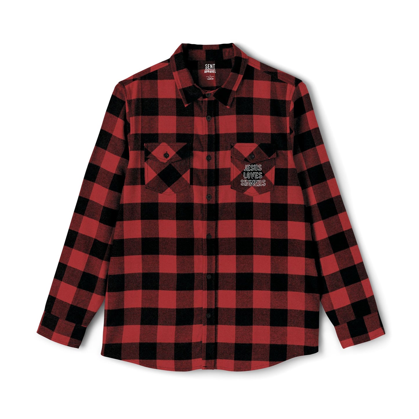Unisex Flannel Shirt - 'I Have Good News' Cozy Plaid Shirt