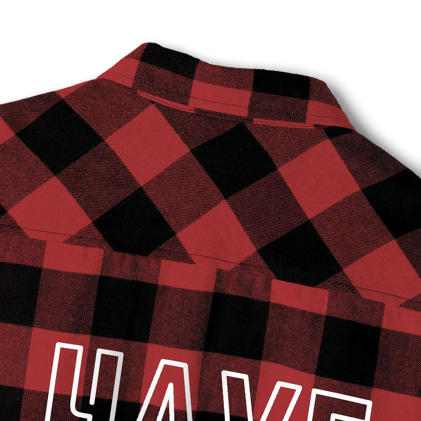 Unisex Flannel Shirt - 'I Have Good News' Cozy Plaid Shirt