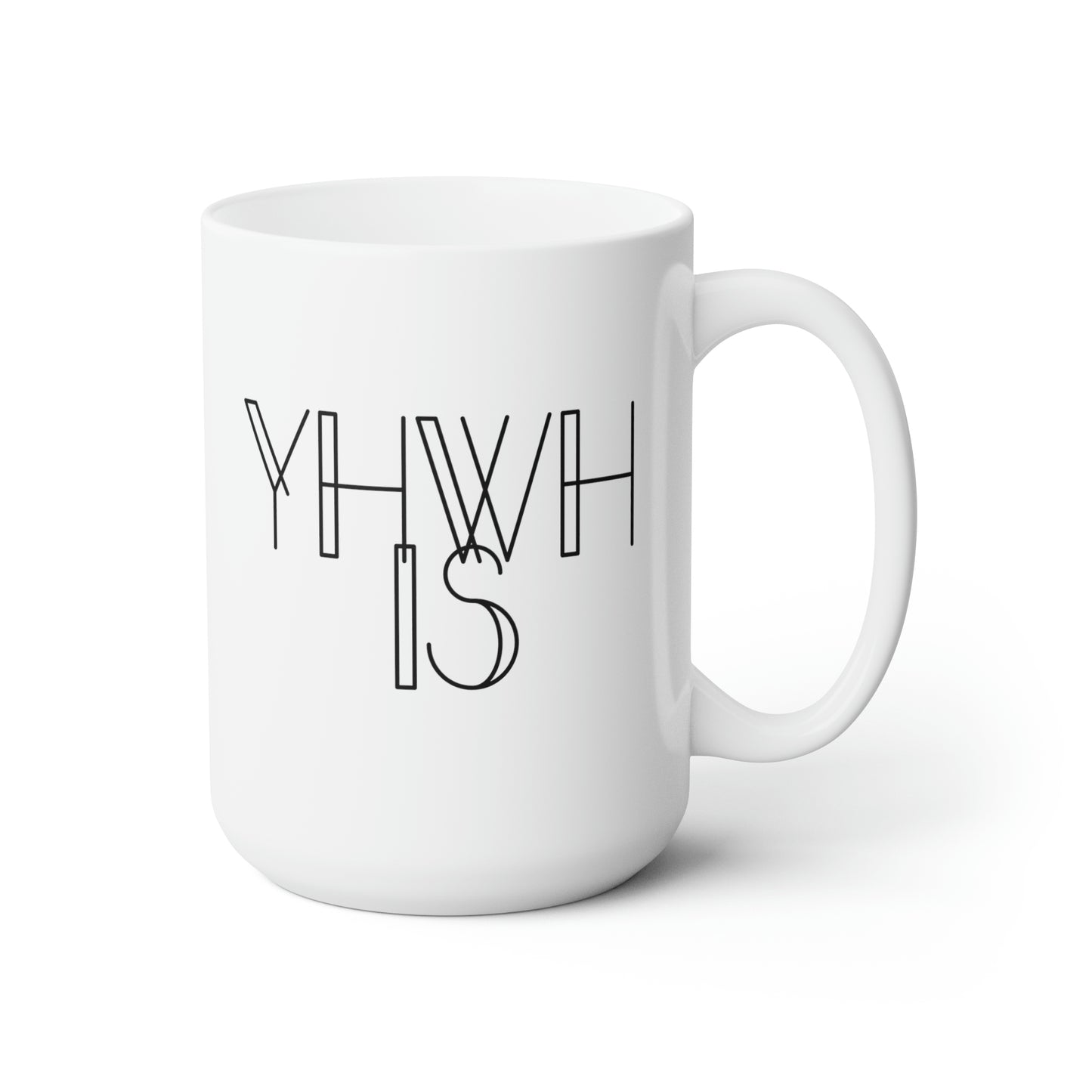 YHWH IS mug.